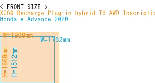 #XC60 Recharge Plug-in hybrid T6 AWD Inscription 2022- + Honda e Advance 2020-